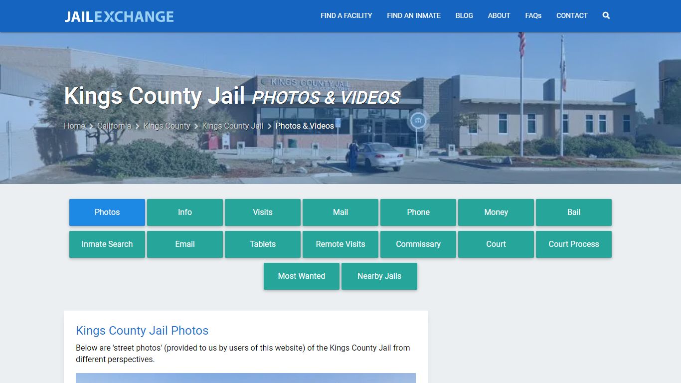 Photos & Videos - Kings County Jail, CA - Jail Exchange